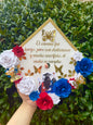 El Camino Graduation Topper Cuban Flag