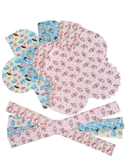 Coin purse & keychain cut outs